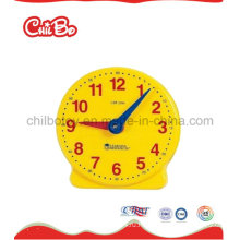 Пластиковые игрушки часы учителя, школа питания, обучения игрушки (CB-ED017-S)
